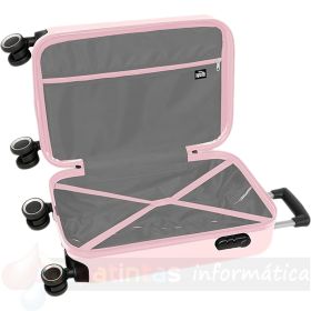 Safta Minnie Mouse Baby Maleta Trolley de Cabina 20”, candado,  ruedas 360º,  asa ajustable, 345x200x550mm, Color Rosa-3