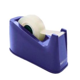 Rapesco Portarollos para Cinta Adhesiva 19mmx66m - Base de Goma Antideslizante - Cinta no Incluida - Color Azul