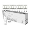 TechOneTech Basik Pack de 10 Cargadores de Pared 1 Puerto USB 12W