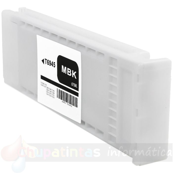 Epson T6945/T6925/T6935 Negro Mate Cartucho de Tinta Pigmentada Genérico - Reemplaza C13T694500/C13T692500/C13T693500