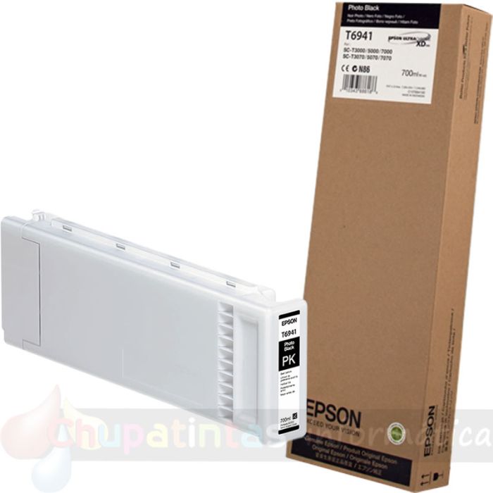 Epson T6941 Negro Foto Cartucho de Tinta Original - C13T694100