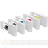 Epson T694-Serie Pack de 5 Cartuchos de Tinta Pigmentada Genéricos: T6941/T6942/T6943/T6944/T6945