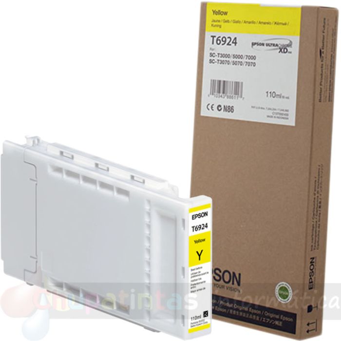 Epson T6924 Amarillo Cartucho de Tinta Original - C13T692400