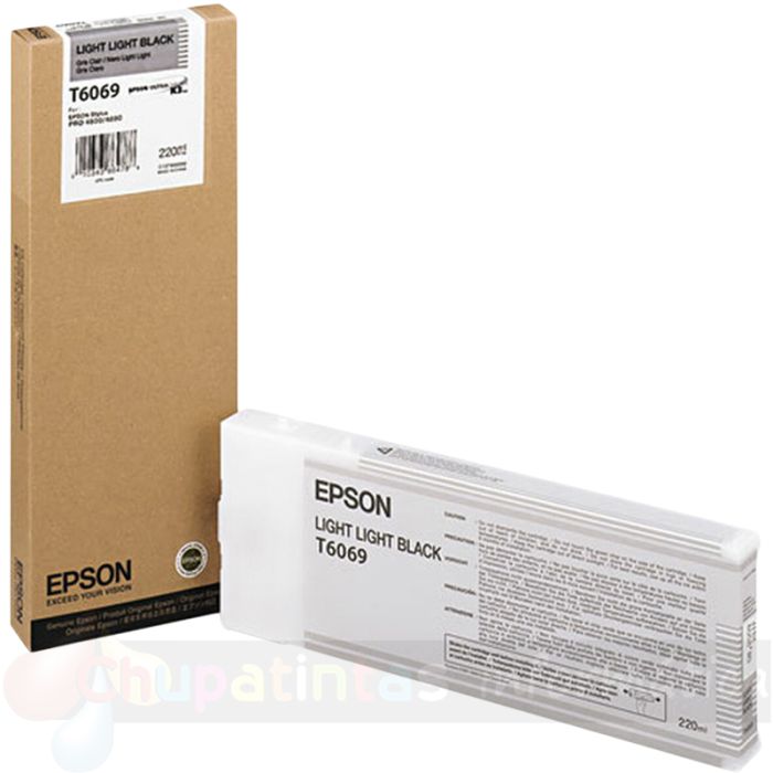 Epson T6069 Negro Light Light Cartucho de Tinta Original - C13T606900