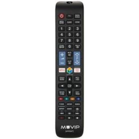 Muvip MV0669 Mando Universal para Samsung - Botones de Acceso Rapido a Netflix y Prime Video - Color Negro
