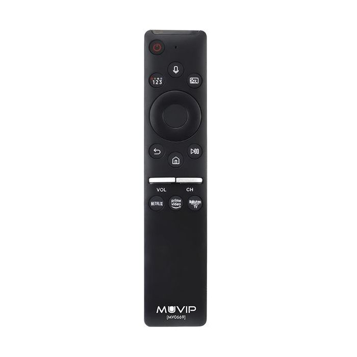 Muvip MV0669 Mando Universal para Samsung - Conexion Bluetooth - Botones de Acceso Rapido a Netflix, Prime Video y Rakuten TV -