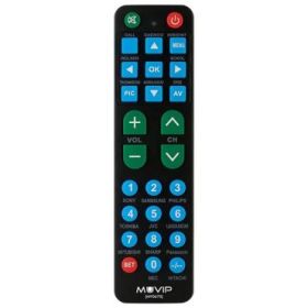 Muvip MV0670 Mando a Distancia Universal - Teclas Grandes - Configuracion Sencilla