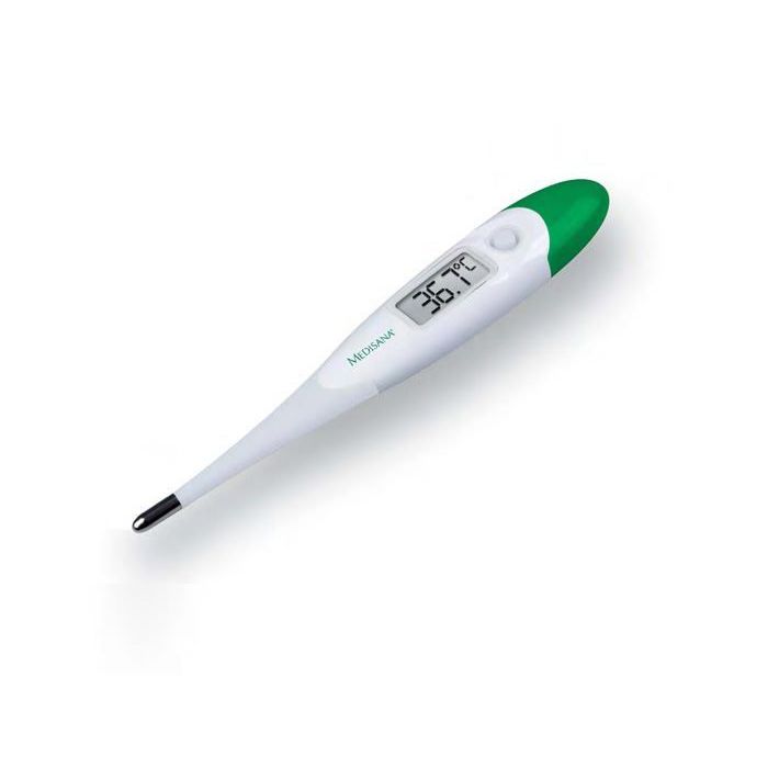 Medisana TM700 Termometro Clinico Digital - Punta Flexible - Memoria del Ultimo Valor - Medicion Oral Axilar y Rectal