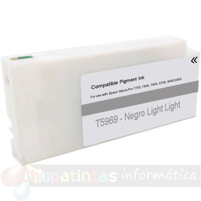 Epson Negro Light Light Cartucho de Tinta Pigmentada Genérico - Reemplaza C13T596900