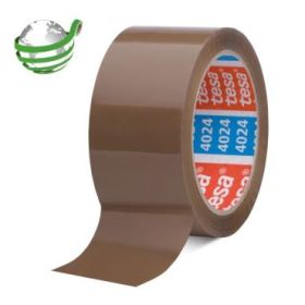 Tesa 4024 PV4 Precinto de Embalar 50mm x 100 Metros - Fabricado en Polipropileno - Adhesivo Acrilico con un 65% de Base Biologic