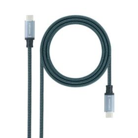 Nanocable Cable USB-C - Longitud 3m - 20Gbps - Carga de 100W - 5A - Video 4K a 60Hz - Chip E-mark - Compatible con Thunderbolt 3