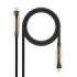 Nanocable Cable USB-C 3.2 Gen2x1 AOC - 60W 3A PD 10Gbps 8K@60Hz - 5m - Color Negro