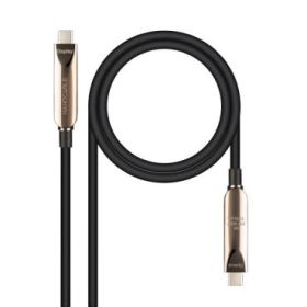 Nanocable Cable USB-C 3.2 Gen2x1 AOC - 60W 3A PD 10Gbps 8K@60Hz - 15m - Color Negro
