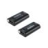 Nanocable Repetidor HDMI - Resolucion 4K a 24Hz - Conectores Hembra a Hembra - Amplificacion hasta 40m - Compacto - Color Negro
