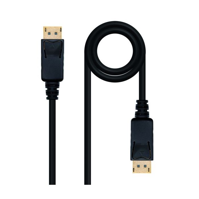 Nanocable Cable Displayport 1.2 DP/M-DP/M - Longitud 10m - Soporta Resoluciones de Video de hasta 4K - Color Negro