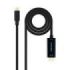 Nanocable Cable Conversor de Video - USB-C a HDMI 1.4 - 4K a 30Hz - Longitud 3m - Macho a Macho - Color Negro