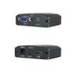 Nanocable Conversor de Video - VGA y Audio a HDMI - Jack 3.5mm - Alimentacion Externa - Conectores Hembra - Color Negro