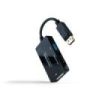 Nanocable Conversor de Video - DisplayPort a HDMI, DVI y VGA - 3 Salidas Simultaneas - 4K a 60Hz por HDMI - Modo SST y MST - Lon
