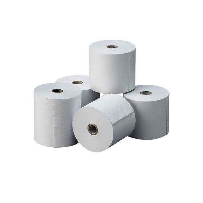 Fabrisa Rollo de Papel Termico - Libre de BPA - 80x65x12mm