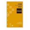 Finocam C399 Recambio para Agenda Classic - Anual 2027 - Semana Vista Horizontal - Formato 603 - 79x127mm - 6 Taladros - Papel d