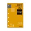 Finocam C297C Recambio para Agenda Classic en Catalan - Anual 2027 - 2 Dias por Pagina - Formato 602 - 73x114mm - 6 Taladros - P