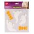 Apli Kids Pack con 11 Pegatinas Jelly de Halloween para Ventanas, Cristales, Espejos etc.. - Diseño Fantasmas - Reposicionables