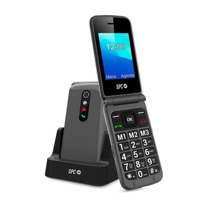 SPC Stella 2 Telefono Movil Boton SOS - de Tapa para Personas Mayores - Boton de Emergencias - Botones y Teclas Grandes - Ayuda