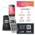 SPC Polaris Telefono Movil 4G con Pantallas Principal 2.8  Exterior 1.4  y Tapa - Camara, Radio FM, Linterna - Manos Libres - Co