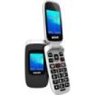 SPC Wuum Telefono de Tapa - Doble Pantalla 2.4  + 1.77  - Botones y Teclas Grandes - Diseño Ligero - Acceso Directo a Dos Contac