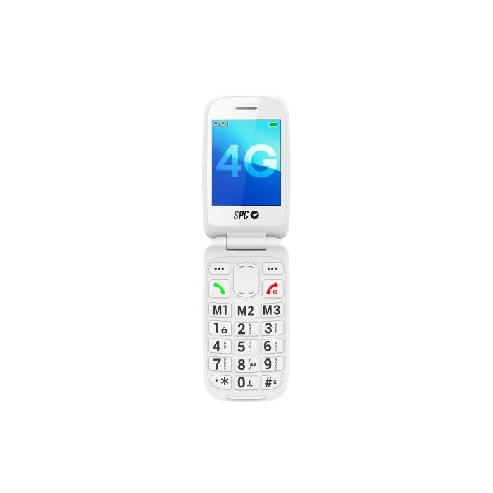 SPC Harmony 2 4G Telefono Movil para Mayores - Teclas Grandes - Radio FM- Boton de SOS - 3 Memorias Directas - Linterna - Base d