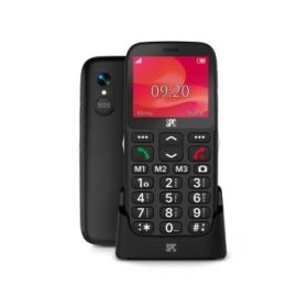 SPC Polaris Pure Telefono Movil 4G Pantalla 2,31  - Camara, Radio FM, - Base de Carga - Color Negro
