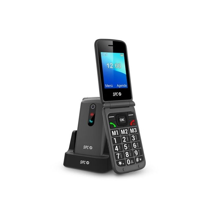 SPC Stella 3 Telefono Movil Para Mayores con Tapa - Boton SOS - Botones y Teclas Grandes - Ayuda Inteligente en Remoto - Acceso