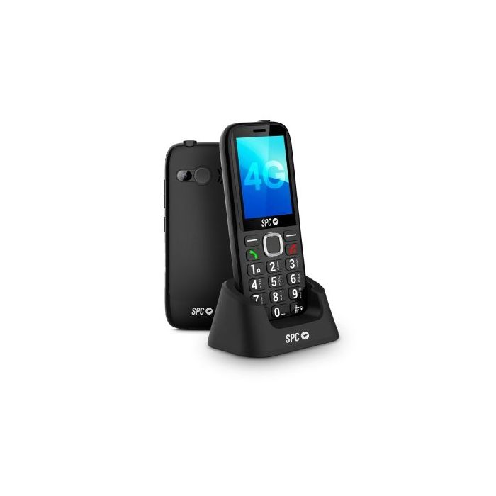 SPC Fortune 2 Max Telefono Movil 4G para Mayores - Pantalla XL 2.4  - Teclas Grandes - Timbre Extra Alto 104 dB - Smart Help - B