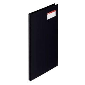 Esselte Carpeta Miniclip Din A4+ - Tarjetero y Bolsa Interior - Material PVC - Medidas 238x17x315mm - Color Negro