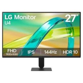 LG U4 Monitor 27  IPS FullHD 144Hz HDR10 FreeSync - Respuesta 5ms - 16:9 - HDMI, VGA - VESA 100x100mm