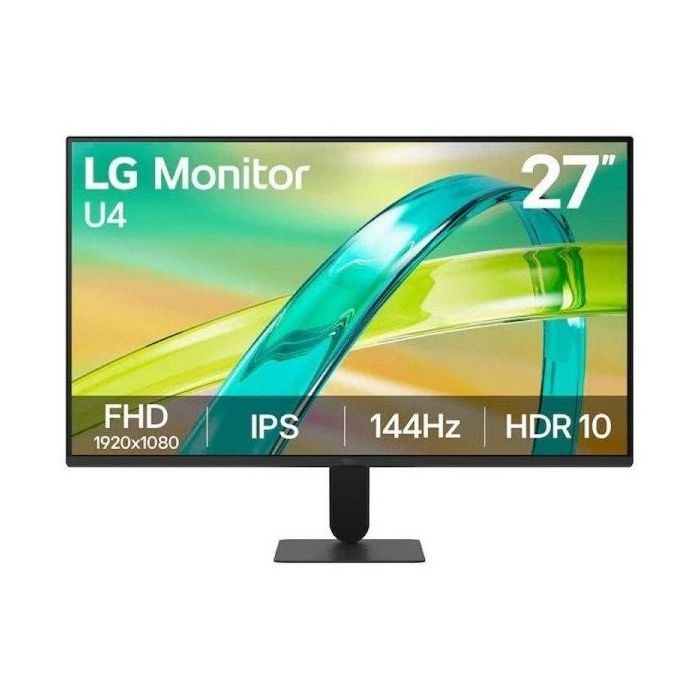 LG U4 Monitor 27  IPS FullHD 144Hz HDR10 FreeSync - Respuesta 5ms - 16:9 - HDMI, VGA - VESA 100x100mm