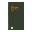 Finocam P499 Recambio para Agenda Plana - Anual 2027 - Semana Vista Horizontal - Formato PL4 - 80x150mm - Papel de 60g/m2 - Colo