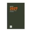 Finocam P394 Recambio para Agenda Plana - Anual 2027 - Semana Vista Horizontal - Formato PL3 - 82x127mm - Papel de 60g/m2 - Colo