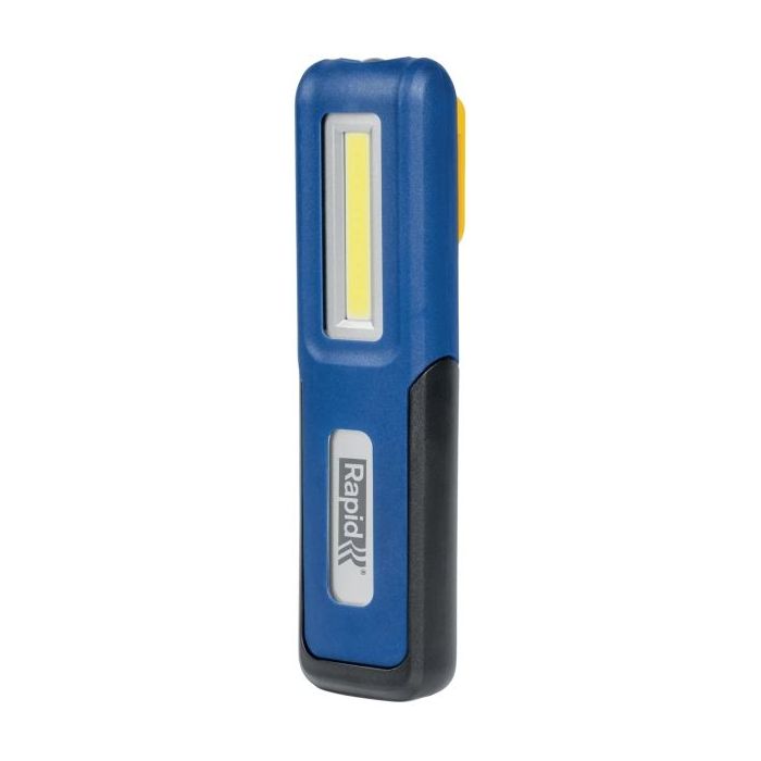 Rapid The Inspector Linterna LED Magenetica - Luz Frontal 150 Lumenes y Luz Superior 50 Lumenes - Bateria Recargable - Color Azu