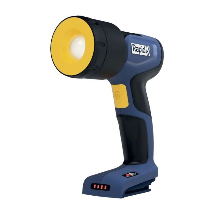 Rapid BWL290 Luz de Trabajo LED 290 Lumenes Portatil - Cabezal Inclinable 90⁰ con hasta 7 Posiciones - Color Azul/Negro - Bateri