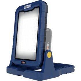 Rapid BWL2400 Luz de Trabajo LED 2400 Lumenes Portatil - Cabezal Inclinable 180⁰ - Temperatura de Color 5000K - Color Azul/Negro