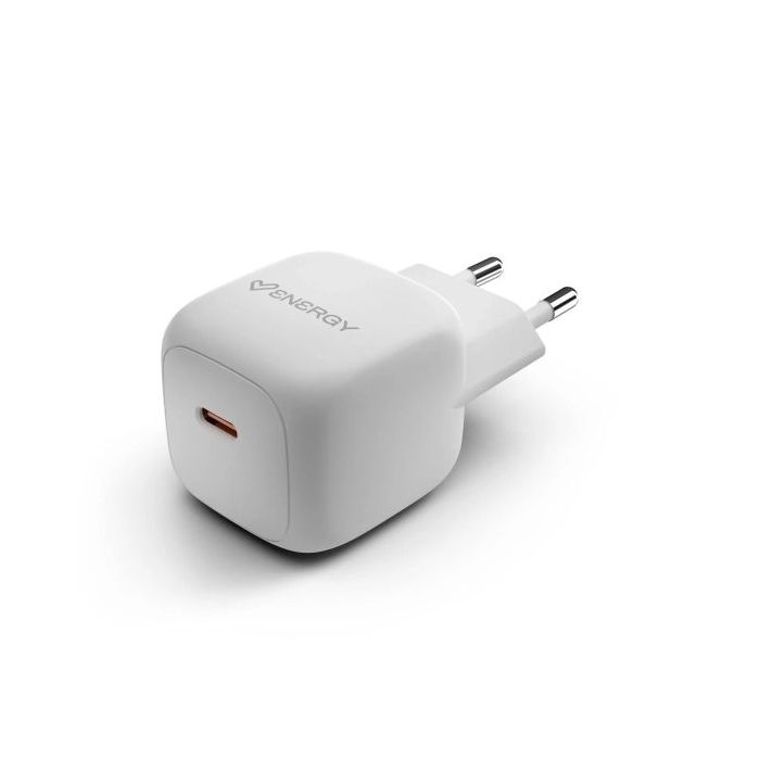 Energy Sistem GaN Charger Cargador GaN 45W - 1x USB-C PD - Carga Inteligente y Rapida - Control de Temperatura y Sobretension -