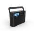 Energy Sistem Kitchen Radio Portatil FM - Antena Telescopica - Doble Alarma - Alimentacion por DC o 6xAA - Color Negro