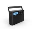 Energy Sistem Kitchen Radio Portatil FM - Antena Telescopica - Doble Alarma - Alimentacion por DC o 6xAA - Color Negro