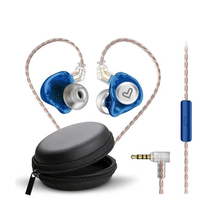 Energy Sistem Monitor Earphones Auriculares Intrauditivos - Microfono Integrado - Control de Reproduccion - Conector Jack 3.5 mm