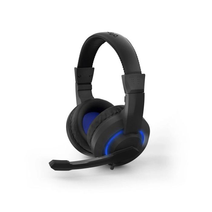 Energy Sistem Halo Auriculares Gaming - Microfono Plegable - Iluminacion LED - Diadema Ajustable - Almohadillas Acolchadas - Con