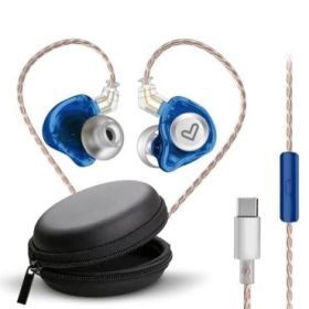 Energy Sistem Monitor Earphones Auriculares Intrauditivos - Microfono Integrado - Control de Reproduccion - Conector USB-C - Cab