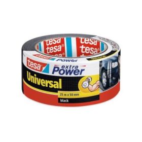 Tesa Extra Power Universal Cinta Adhesiva Americana Multiusos 50mm x 25 Metros - Fuerte Poder de Pegado - Se Rompe Facilmente co