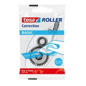 Tesa Basic Cinta Correctora 5mmx8m - Uso Ambidiestro