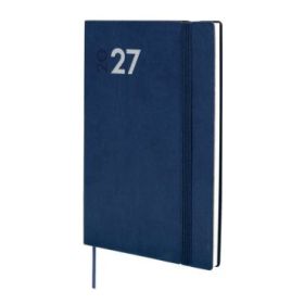 Finocam Dynamic Mara Agenda Profesional - Anual 2027 - Semana Vista Vertical - Formato Y10 - 140x204mm - Goma Elastica - Tapa Bl